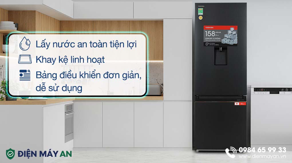 Tủ Lạnh Toshiba Inverter 321 Lít GR-RB405WEA-PMV(06)-MG - tiện ích